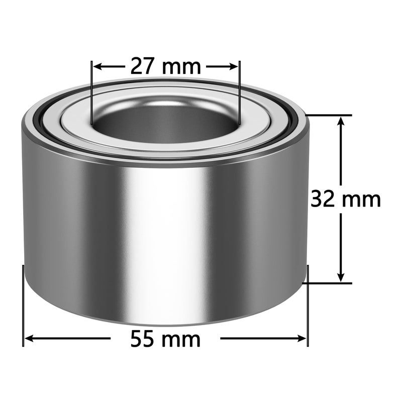 Moker Front Wheel Bearings Kit for Honda TRX 420/500/520 Foreman Fourtrax Rubicon Rancher 2014 2015 2016 2017 2018 2019 2020 2021 2022 - Image 2